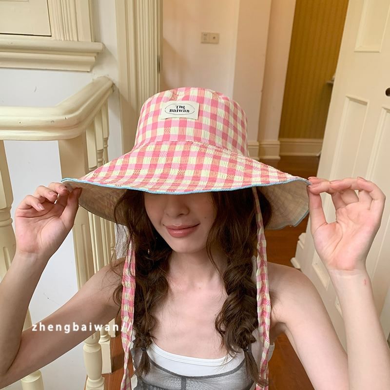 Hat Gingham Boonie