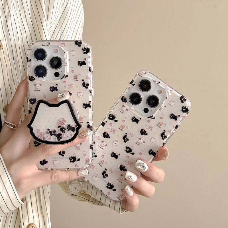 Cat Phone Case - iPhone 16 Pro Max / 16 Pro / 16 Plus / 16 / 15 Pro Max / 15 Pro / 15 Plus / 15 / 14 Pro Max / 14 Pro / 14 Plus / 14 / 13 Pro Max / 13 Pro / 13 / 13 Mini