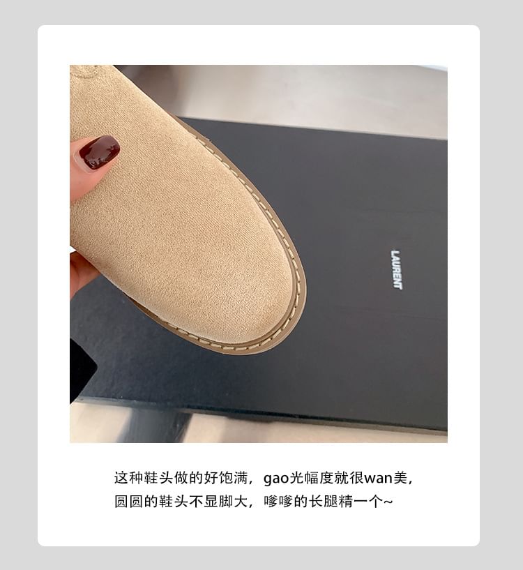 Buckled Boots Platform Mid Calf Button