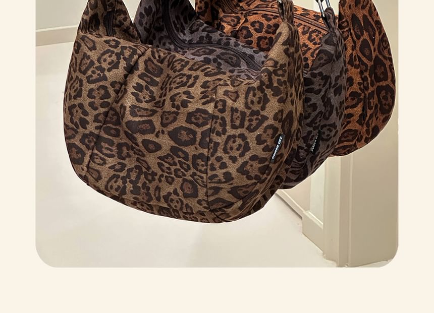 Leopard Print Crossbody Bag