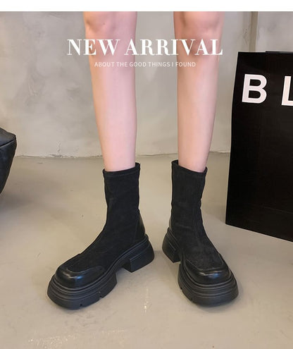 Platform Flat Boots