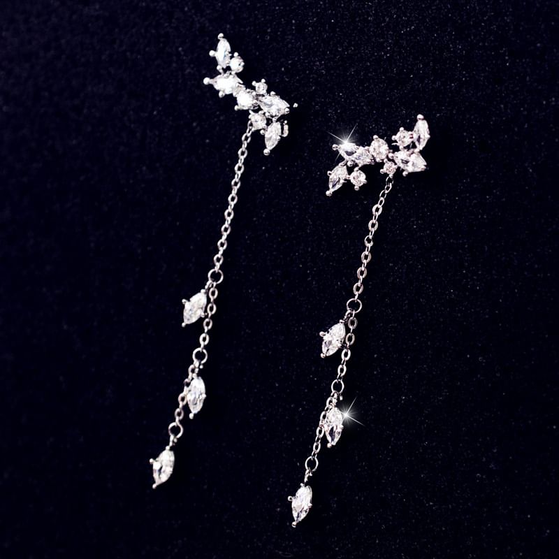 Alloy Dangle Earring Rhinestone