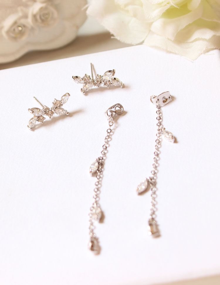 Alloy Dangle Earring Rhinestone