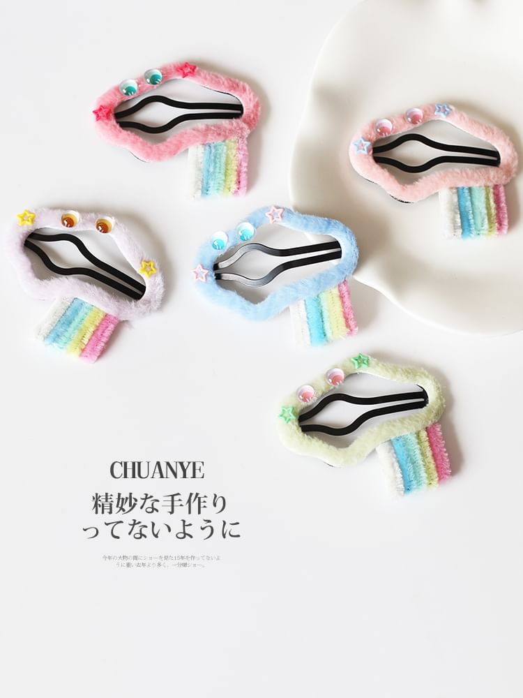 Rainbow Alloy Hair Clip