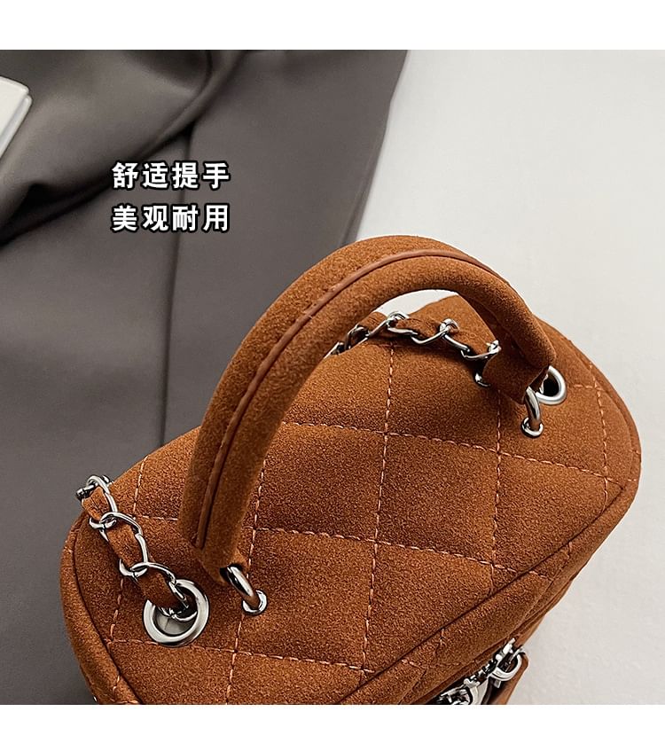 Quilted Chain Strap Bag Bucket