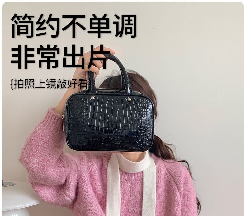 Plain Knit Scarf Narrow