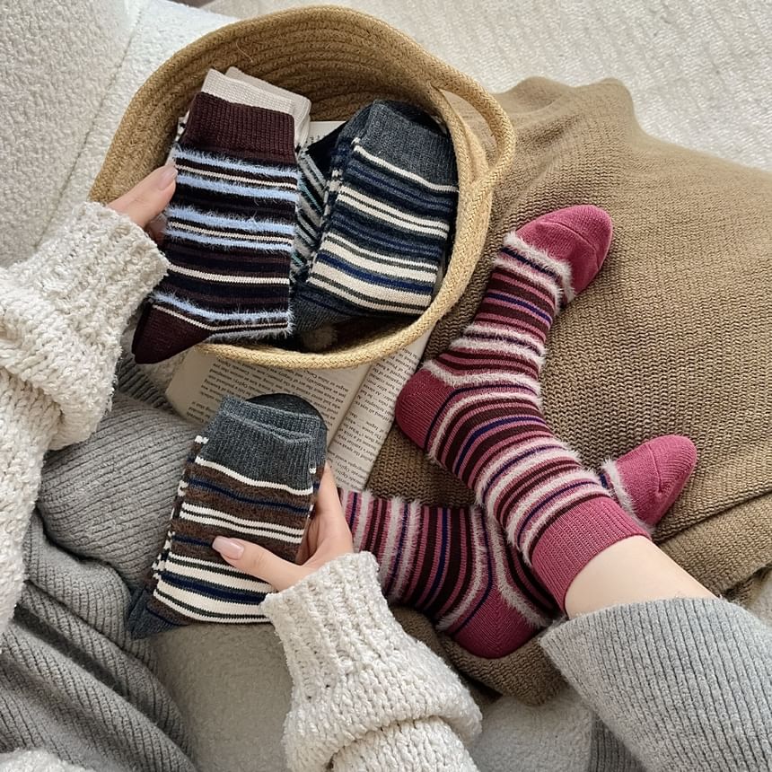 Striped Short Socks