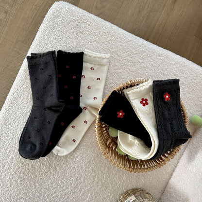 Flower Short Socks