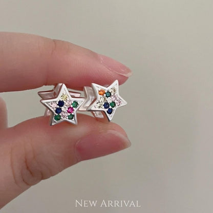 Star Rhinestone Earrings