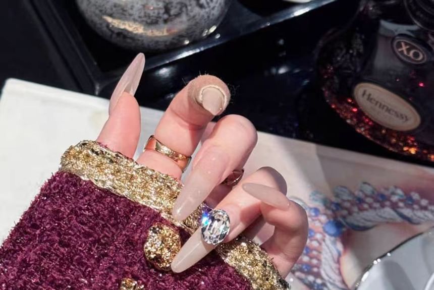 Button-Up Tweed Jacket / Spaghetti Strap Mini Bodycon Dress