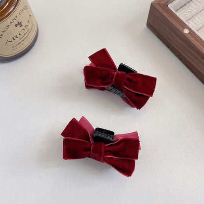 Ribbon Hair Clip Set