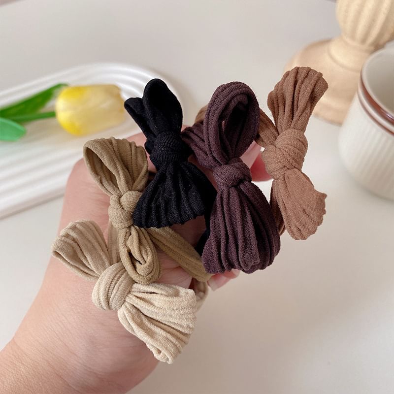 Bowknot Hair Tie Set