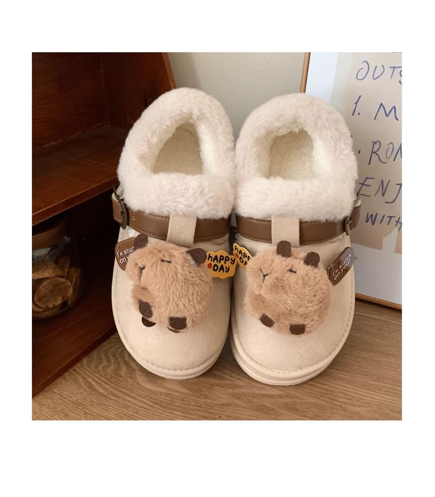 Fluffy Ankle Snow Boots