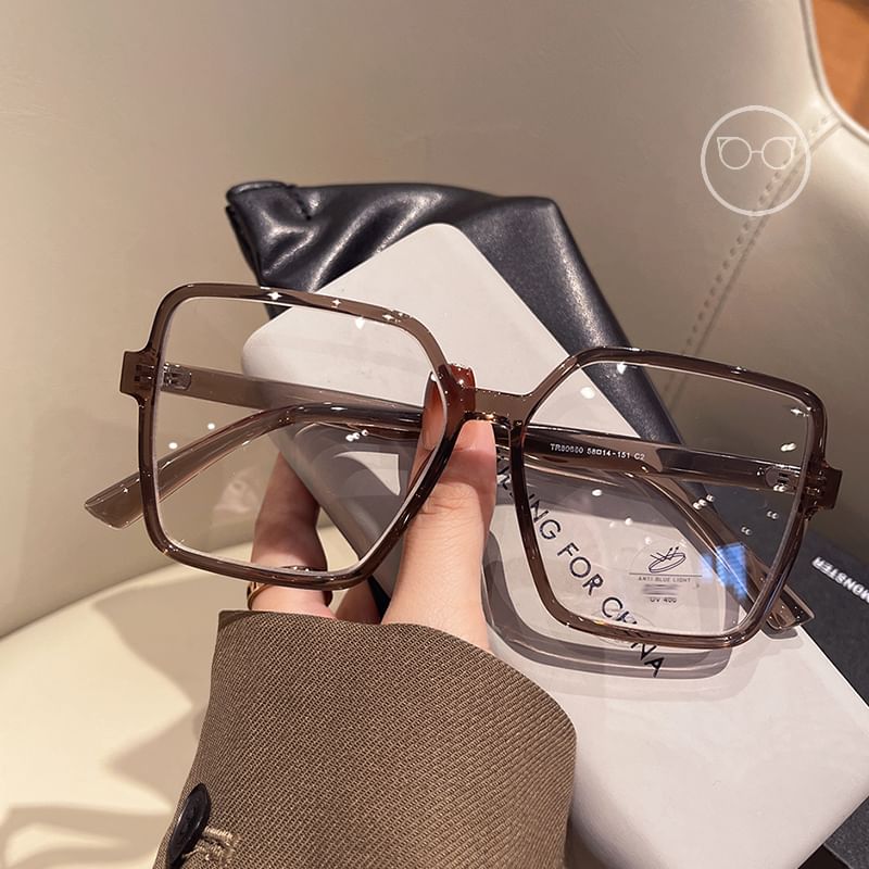 Blocking Square Glasses Blue Light