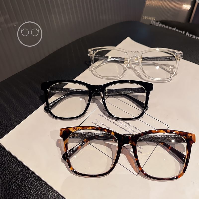 Blue Square Glasses Blocking Light