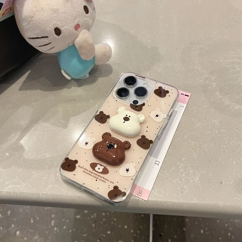 Bear Phone Splattered Case