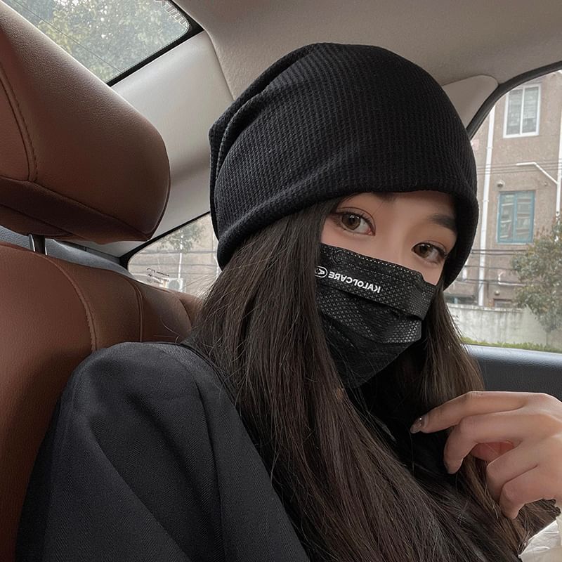 Cuffed / Slouchy Plain Beanie