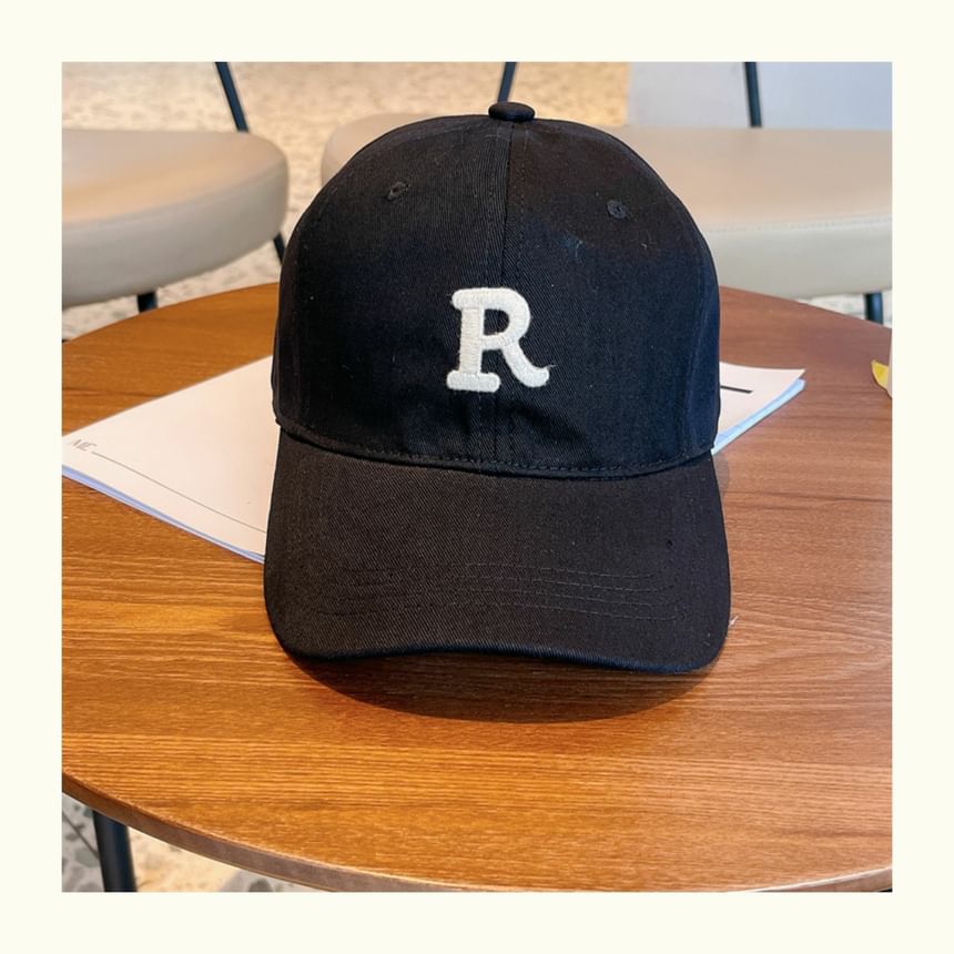 Embroidered Plain Baseball / Lettering Cap