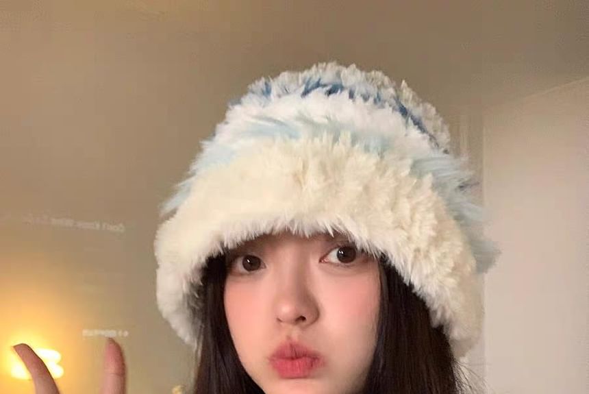 Hat Fluffy Knit