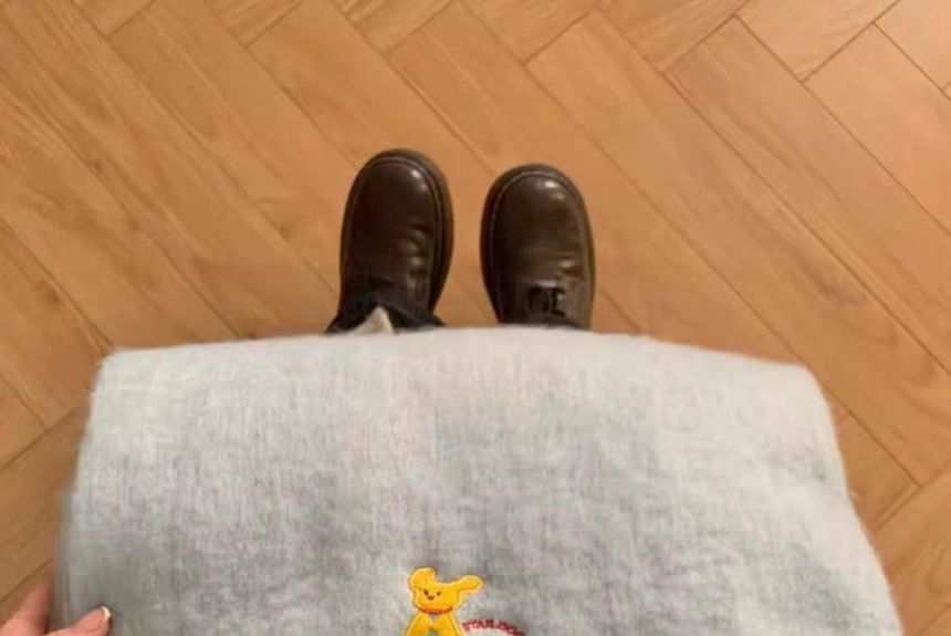 Plaid Dog Applique / Scarf