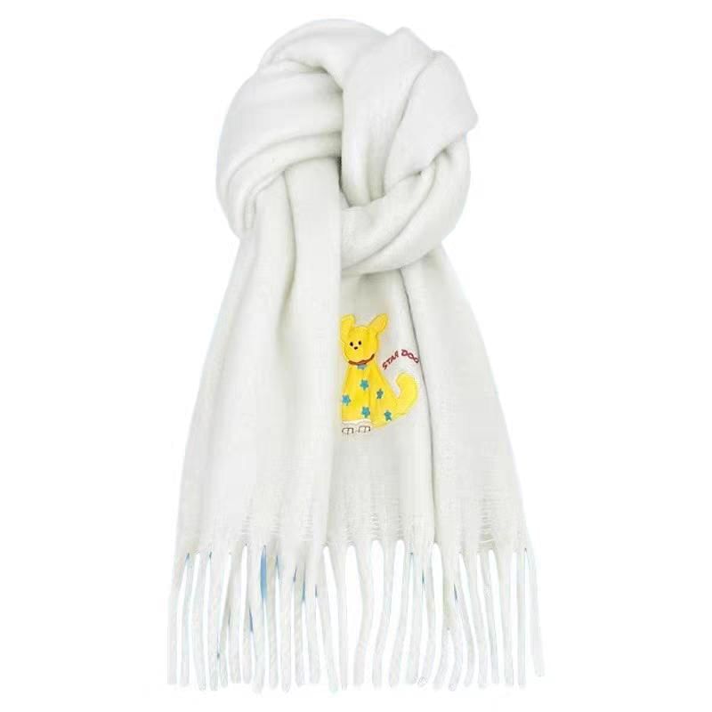 Plaid Dog Applique / Scarf