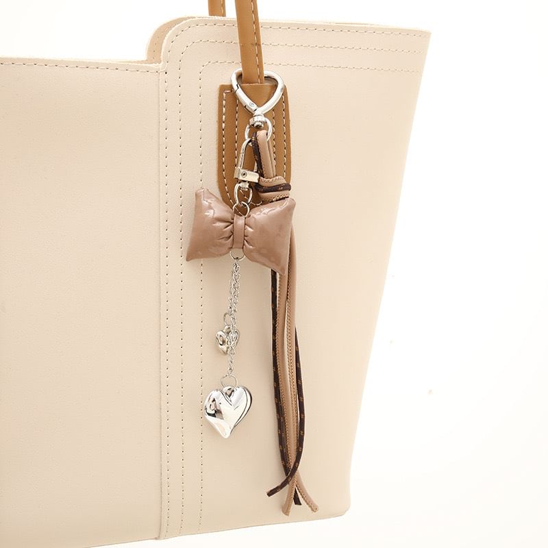 Padded Charm Bow Phone Knotted