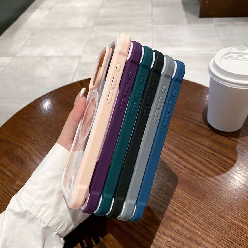 Color MagSafe) Phone (Compatible Frame Case with