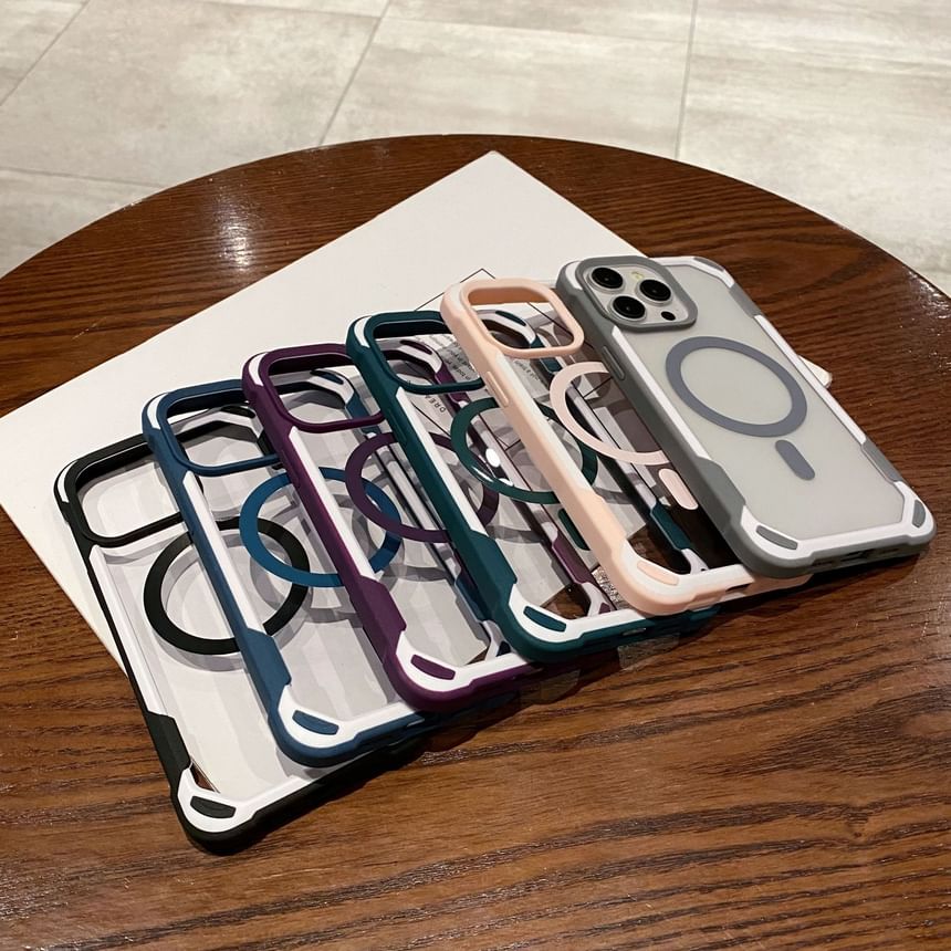 Color MagSafe) Phone (Compatible Frame Case with