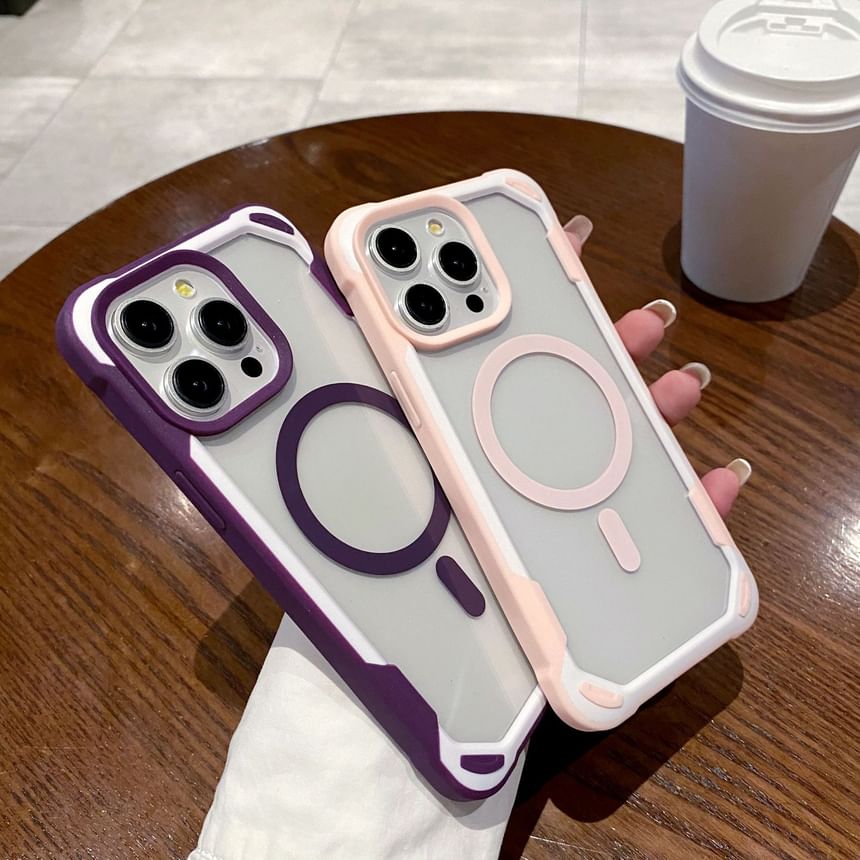 Color MagSafe) Phone (Compatible Frame Case with