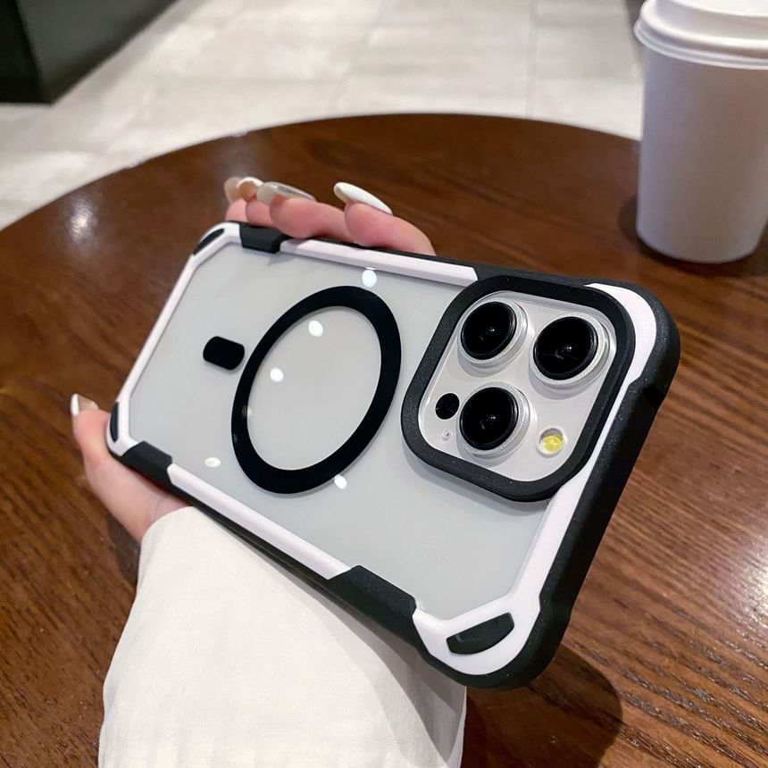 Color MagSafe) Phone (Compatible Frame Case with