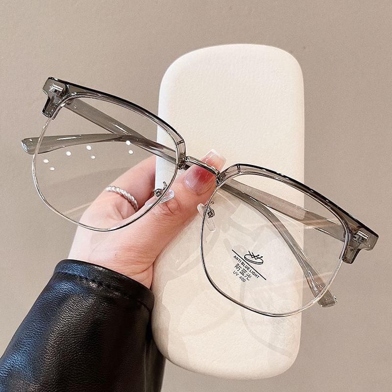 Frame Eyeglasses Half Square
