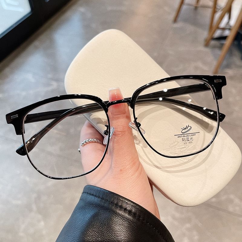 Frame Eyeglasses Half Square
