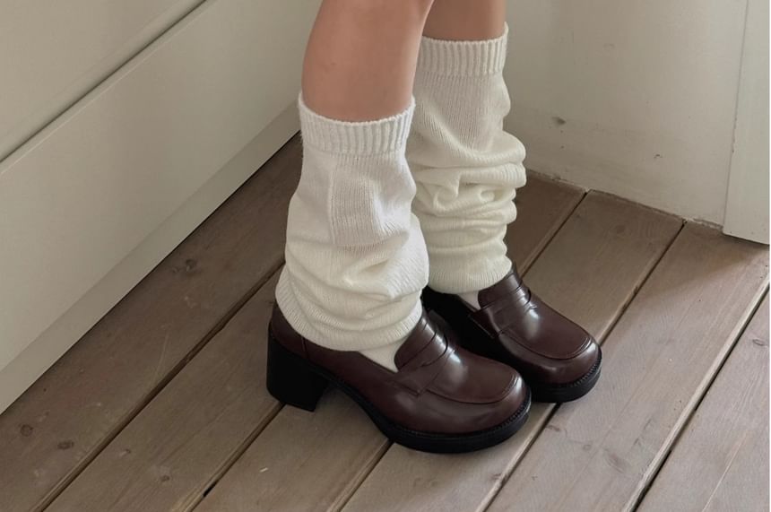 Plain Puff Socks