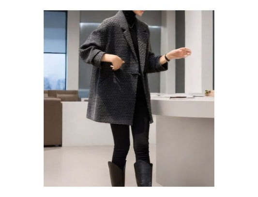 Tweed Double-Breasted Blazer