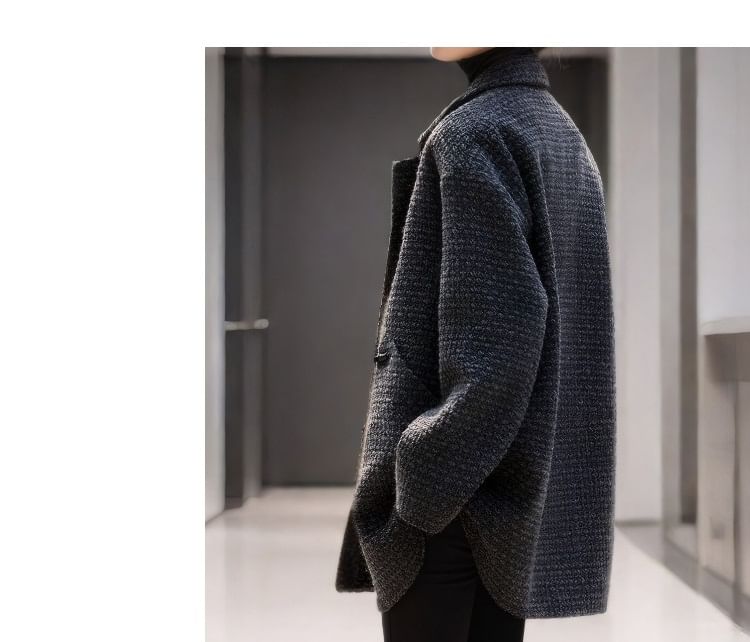 Tweed Double-Breasted Blazer