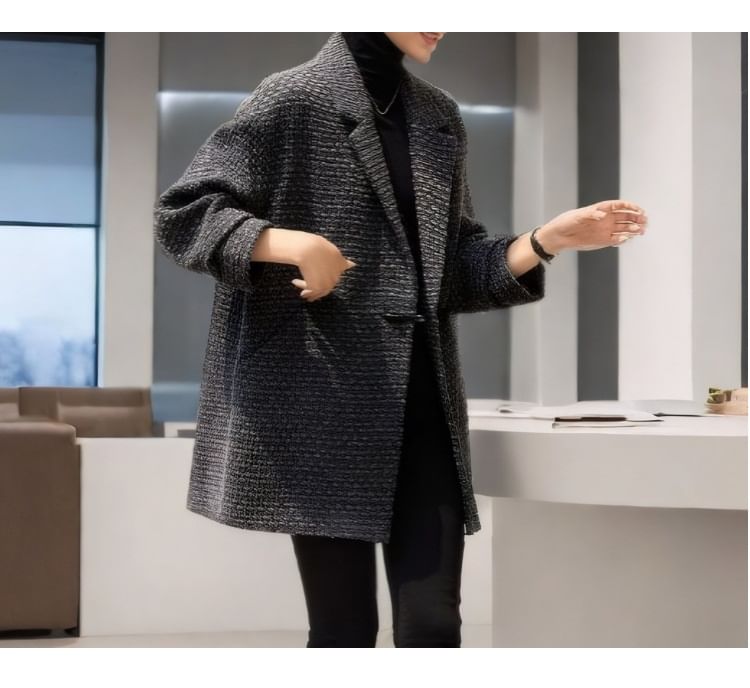 Tweed Double-Breasted Blazer