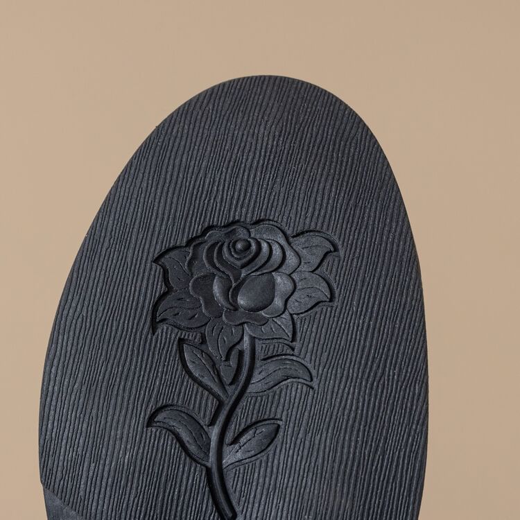 Boots Fur Short Faux Buckled