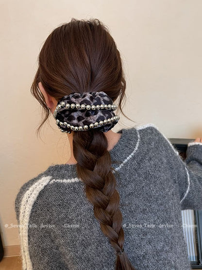 Leopard Hair Scrunchie