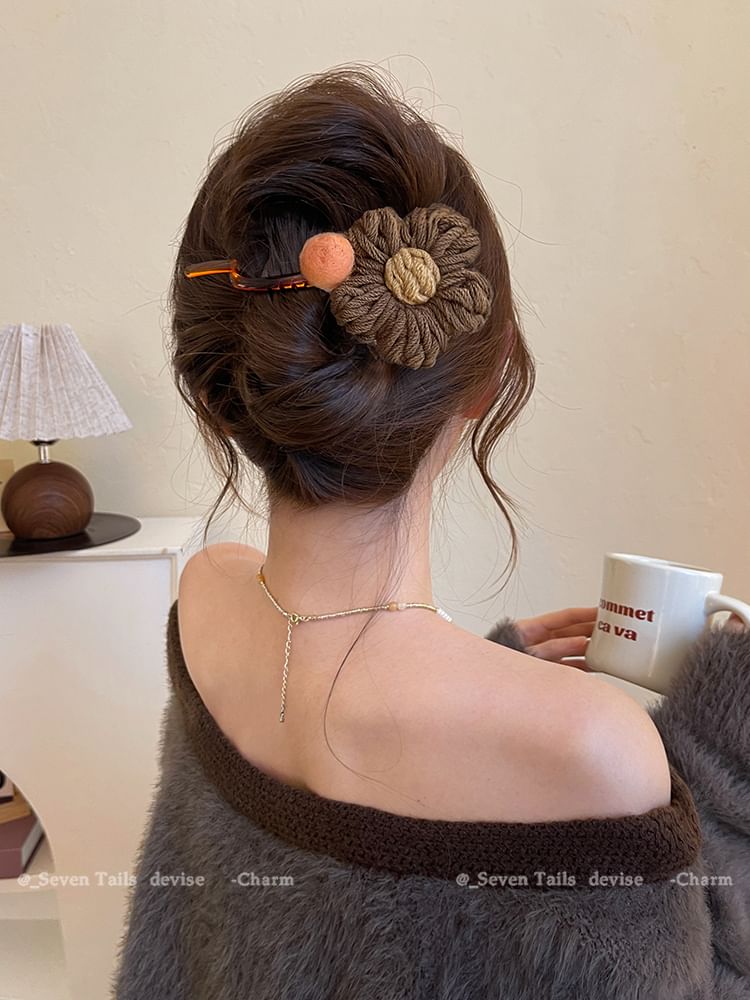 Flower Hair Clip