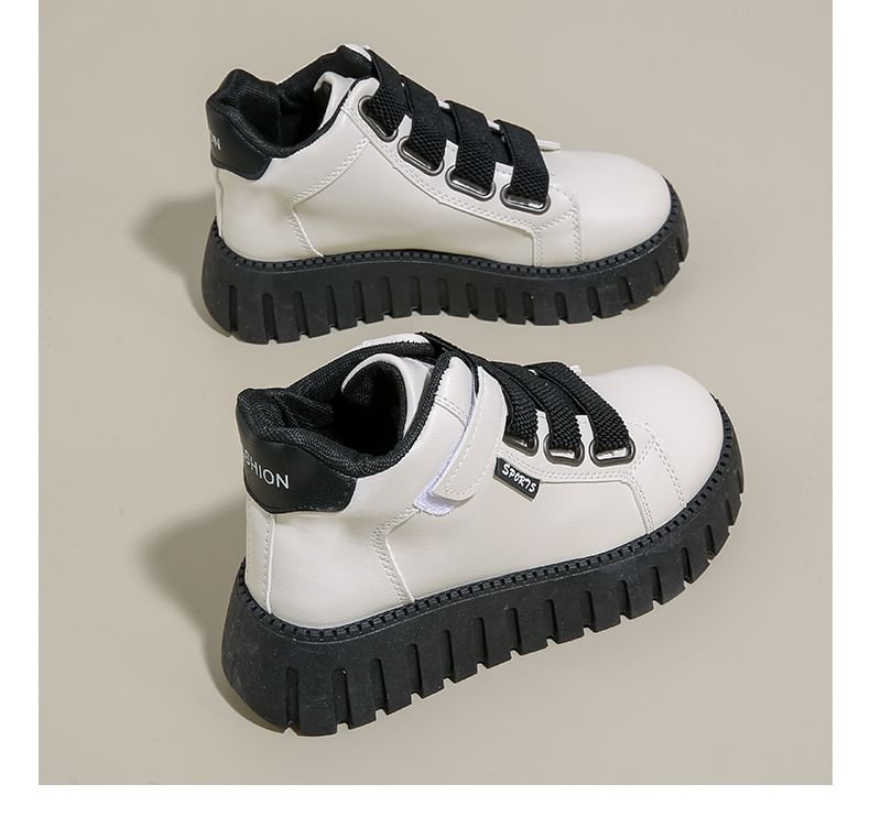 Top Platform Sneakers Panel High