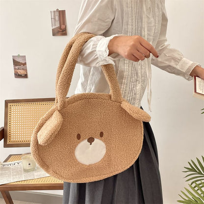 Bear Fleece Tote Bag