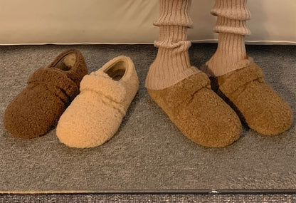 Faux Shearling Slip-Ons