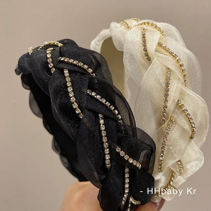 Rhinestone Mesh Headband