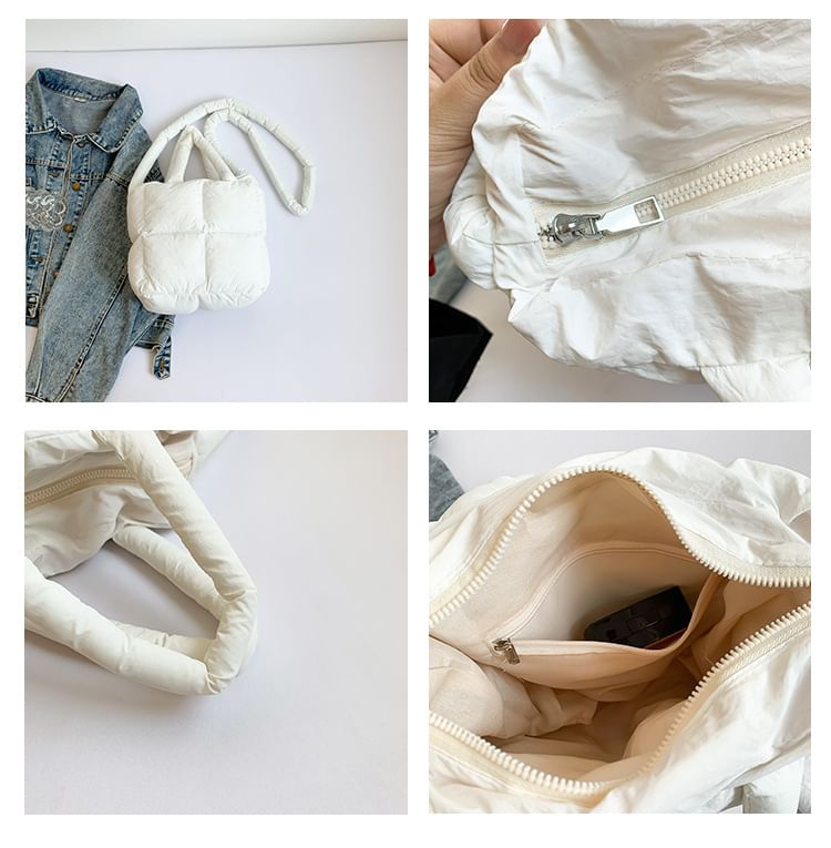Crossbody Plain Bag Puffer