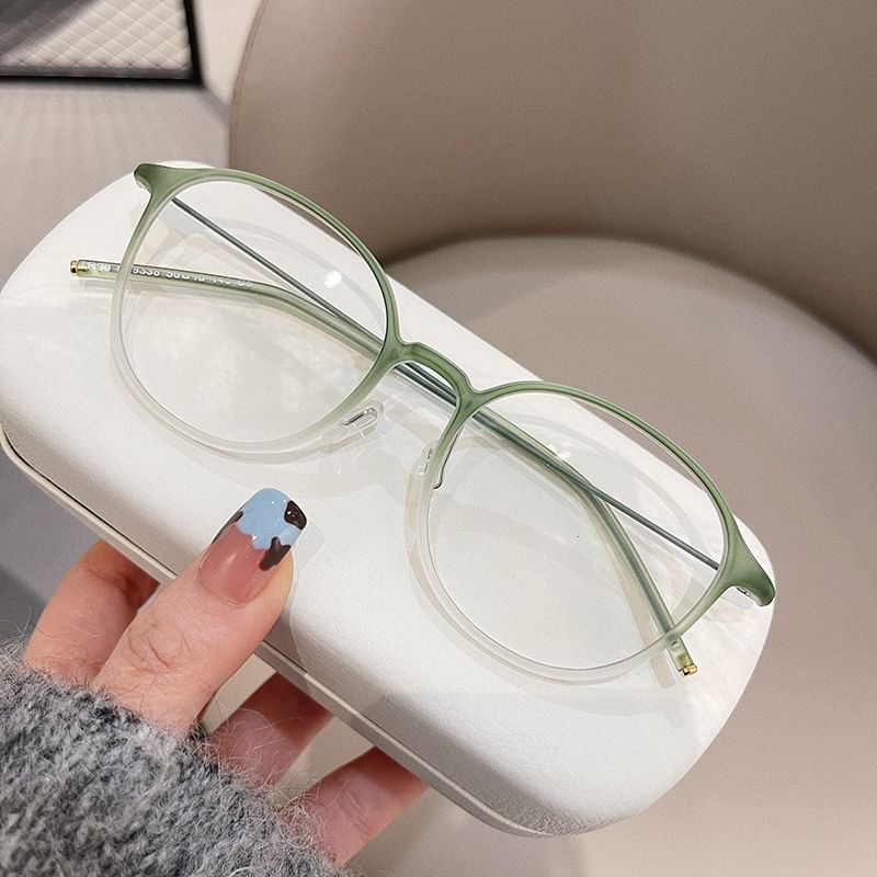 Blocking Glasses Round Light Blue