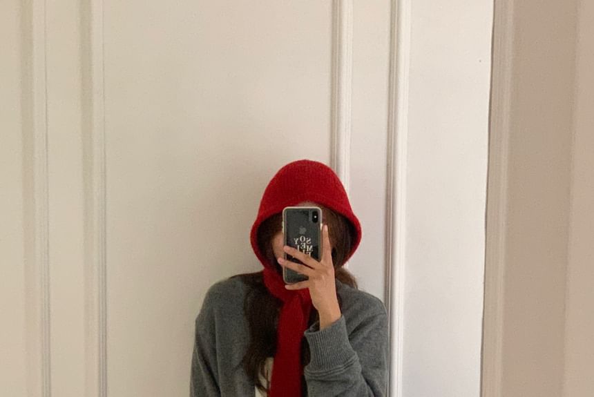 Wool Applique Balaclava