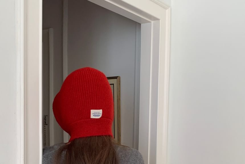 Wool Applique Balaclava