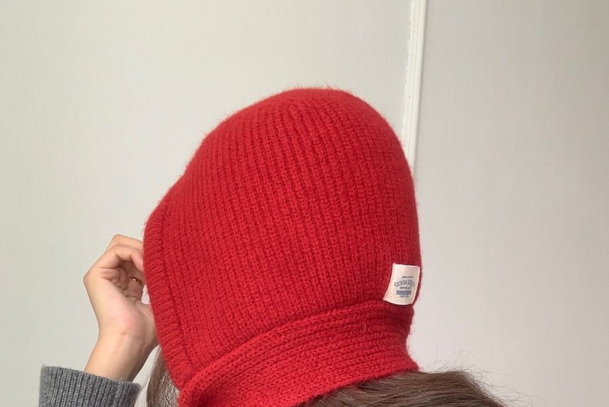 Wool Applique Balaclava