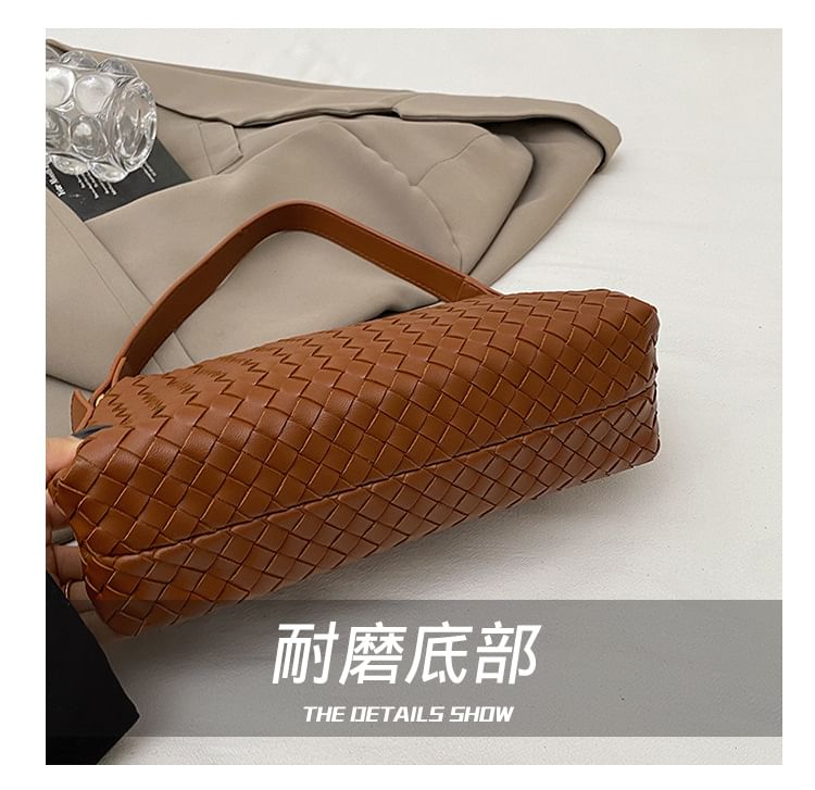 Crossbody Quilted Leather Bag Faux