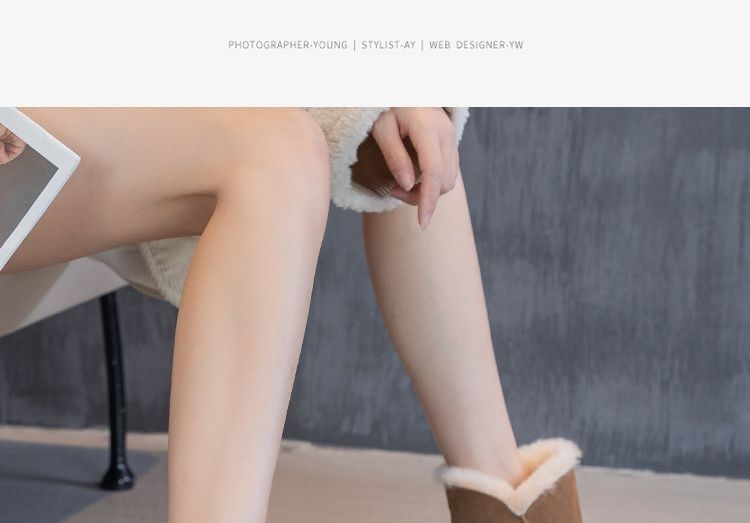 Fleece-Lined Snow Boots